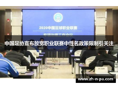 中国足协宣布放宽职业联赛中性名政策限制引关注